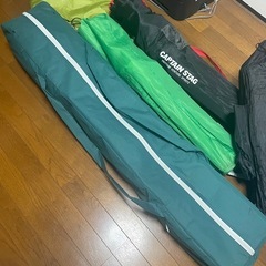 テントやイスのキャンプグッズセット