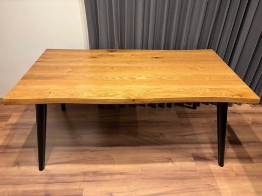 ダイニングテーブル 160cm オーク 無垢 北欧 ナチュラル 4人掛け