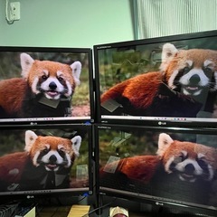 LGモニター４枚とモニターアーム4画面用