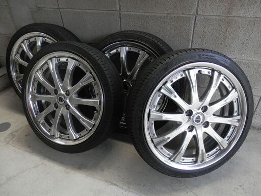 軽自動車 17インチ WORKアルミ付タイヤセット 中古品