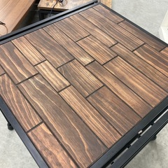 【kj101】カフェスタイル ダイニングテーブル インダストリアル 横幅75cm アイアン スチール脚 ファニシング　検)一人暮らし　ファミリー　冷蔵庫　洗濯機　オフィス　事務　テーブル　ラック　収納　家具　ソファ ダイニング 食器棚 キッチンの画像