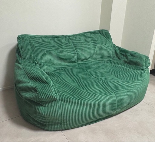 LOOSY HUGME 2人掛けビーズソファ GREEN HUGME 1人掛けビーズソファ 付替