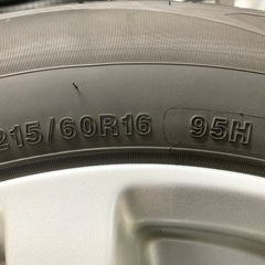 バリ山★日産純正　ティアナ　L33　16インチ　215/60R16 2024年製　安心のバランス＆エアー調整済み　ブレ曲がり無し！の画像