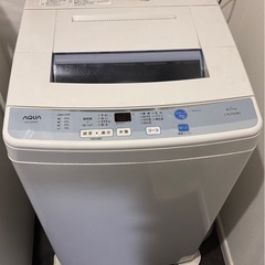 洗濯機　AQUA 2016年式　6kg