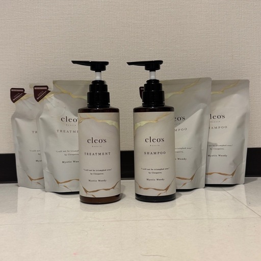 cleo's シャンプー & トリートメント 3袋セット cleos シャンプー