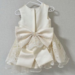 【美品2回着用】キッズドレス80 フォーマルシューズ等付属品有りの画像