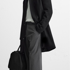 ZARA ロングコート メンズの画像