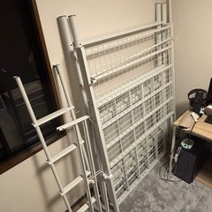 モダンデコ　ロフトベッド　セミダブルの画像