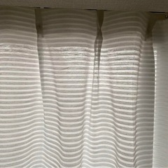 ニトリカーテンセット２セット（ドレープ＋レース）幅約100㎝✖️長さ約178㎝の画像