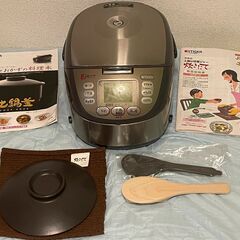 タイガー土鍋IH炊飯ジャー 炊きたてJKF-G100の画像