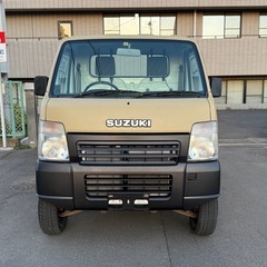 アゲトラ!!/1万キロ台/リフトアップ/車検2年付き/スズキ/キャリートラック/KU/エアコン/パワステ/バンパー短縮/5MT/FM/3方開/スペアキーの画像