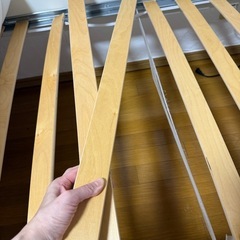 【4/21月13:30まで】IKEA ベッド フレーム ビス留め可能な方　DIY部品として使用したい方の画像