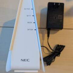 NEC WiFiメッシュルーター本体、中継機にもなる

