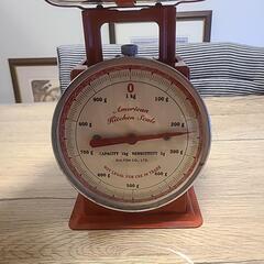 ＜先行の方と調整中＞AMERICAN KITCHEN SCALE 1KG はかり 中古 DULTON CO., LTD. 赤の画像