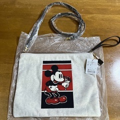 定価14,300円！サマンサタバサ　2wayバッグ　ディズニーコラボ　ショルダーバッグ　クラッチバッグ　Samantha Thavasa  かばん　カバン　鞄　ミッキーマウスの画像