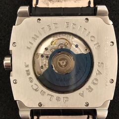 国内この１本のみ deLaCourドゥラクール超高級腕時計サクラセレスティックリミテッド自動巻きクロコダイルスイス中古ブラック黒blackメンズの画像