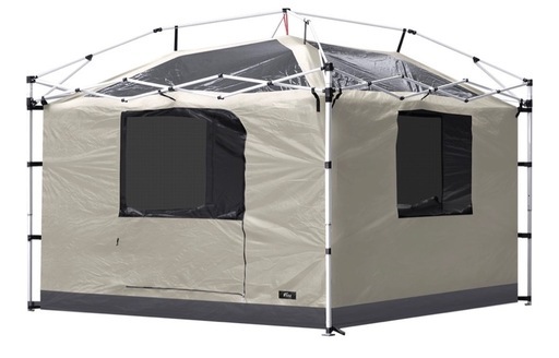 ワンタッチタープ3m✖️3m2セット&テント＆補強用ポール付き
