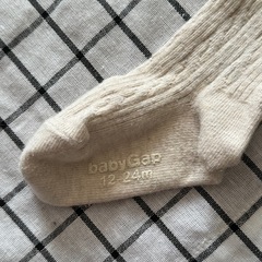 GAP  くまさんケーブルニットタイツ　12〜24の画像