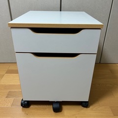 ⭐️【値下げ】デスク袖ラック(キャスター付)