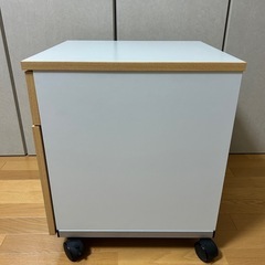 【現在、交渉中】デスク袖ラック(キャスター付)の画像