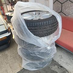225/50/17　4本　ホイール　タイヤ　バリ溝　の画像