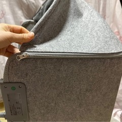 電気パネルヒーター デスクヒーター 足元ヒーター フットヒーター 転倒OFF【四角形5段階温度調節.6段階時間タイマー】の画像