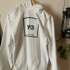 Y3 白パーカー Lサイズ　
