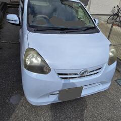 ダイハツ　ミライース　水色　部品取り　走行は可能(すぐ車検切れ)