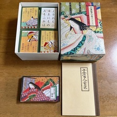 値下げ！百人一首　近江神宮推選　かるた　カードゲームの画像
