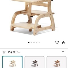 子供用の木製のいす