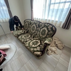 カリモク　ソファー　3点セット