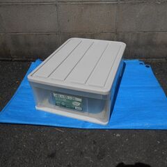 【配送出来ます】美品 TENMA 浅型収納ケース 40ｘ50ｘ2...