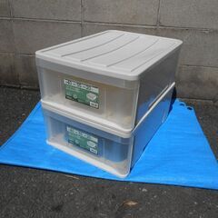 【配送出来ます】美品 TENMA 浅型収納ケース 40ｘ50ｘ2...