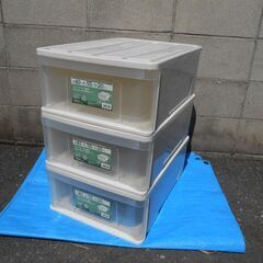 【配送出来ます】美品 TENMA 浅型収納ケース 40ｘ50ｘ2...