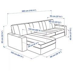 【IKEA KIVIK】3人掛け L字 カウチソファ 替えカバー付 引き取り限定 slide_file.jpg