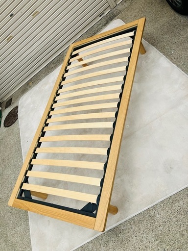 無印良品 美品 木製シングルベッドフレーム パイン材 【公式通販