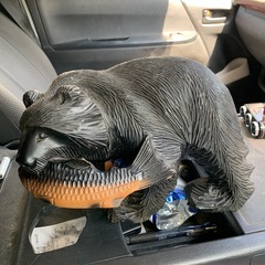 昔流行った木彫り熊