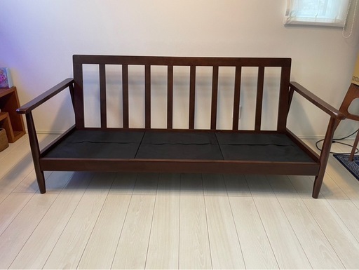 値下げ】ニトリ3人用布張りソファ(マイスBE/MBR) (SATO.S) 馬込 値下げ】ニトリ3人用布張りソファ(マイスBE/MBR) (SATO.S) 馬込