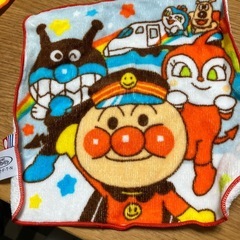 未使用　アンパンのハンカチ2枚の画像