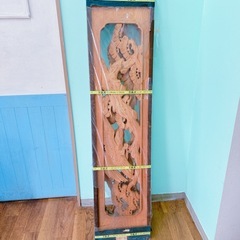 欄間 建具 欄間彫刻 【新品】 高級手彫り欄間2間1組（1間×2