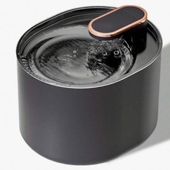 自動循環式ペット給水器 容量3L PP製 ホワイト USBパワー 静音 調整可能ポンプ 猫犬用 室内用の画像