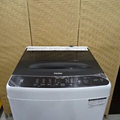 【恵庭】ハイアール　高年式洗濯機　23年製　JW-U45B　美品！の画像