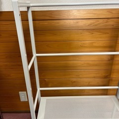 【美品】棚　収納棚　白　ホワイトの画像