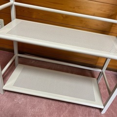 【美品】棚　収納棚　白　ホワイトの画像