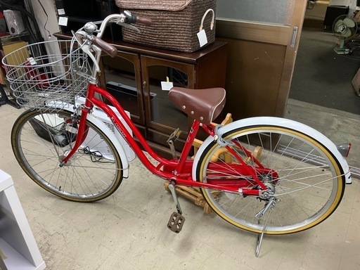 楽天市場】クロスバイク カゴ 自転車 クロスバイク 26インチ 6段