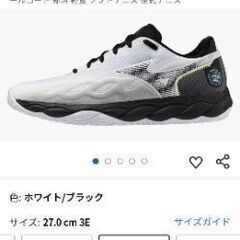 Mizuno Tennis Shoes - ミズノ テニスシューズ -（サイズ 27 • ワイド 3E • オールコート）の画像