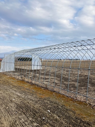 格安 農業用ビニールハウス 一棟