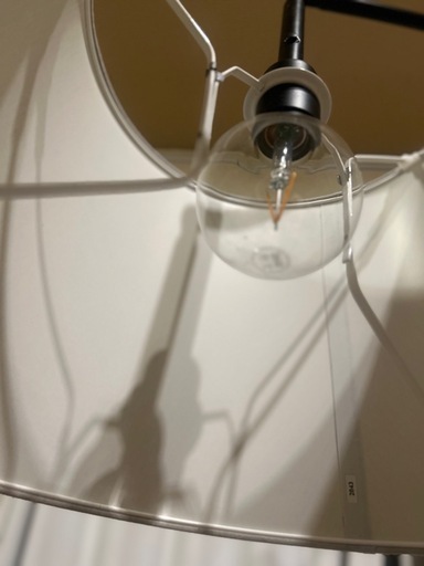 【IKEA】アーチフロアスタンド グレー シェード