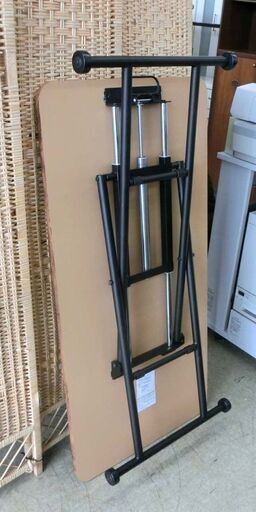 昇降テーブル 幅120cm 木目調 高さ12～70cm ブラウン センターテーブル