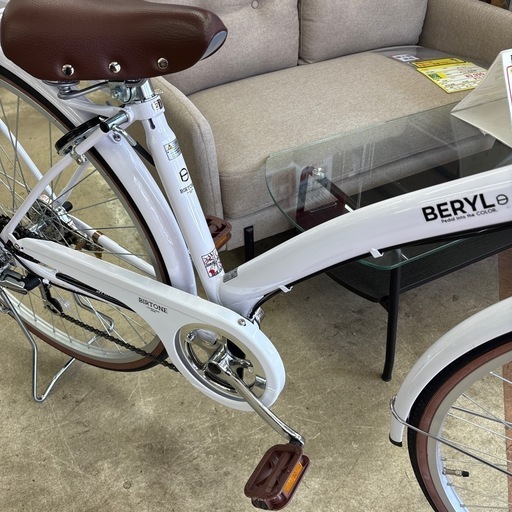 ?超美品?BIRTONE バートン BERYL ベリル 27インチ自転車 軽快車?1276